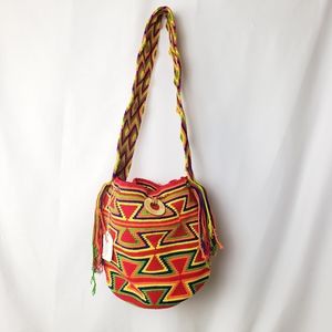 Authentic 100% Wayuu Crossbody Mochila Colombian